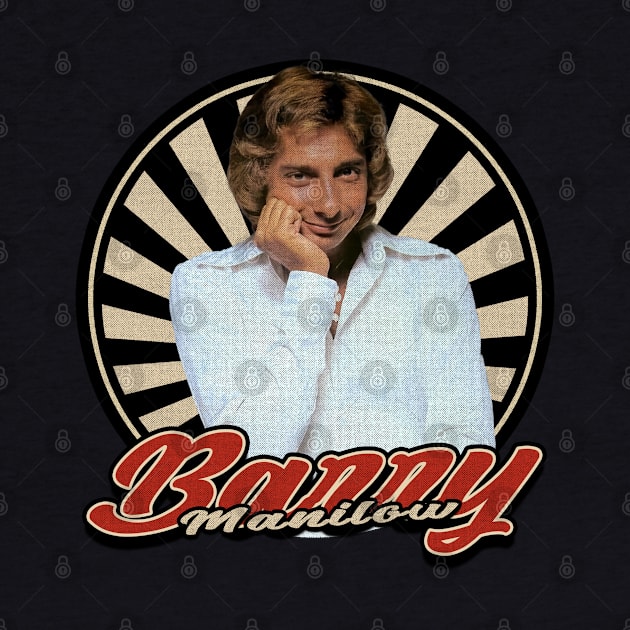 Vintage Retro Barry Manilow by Motor Ilang